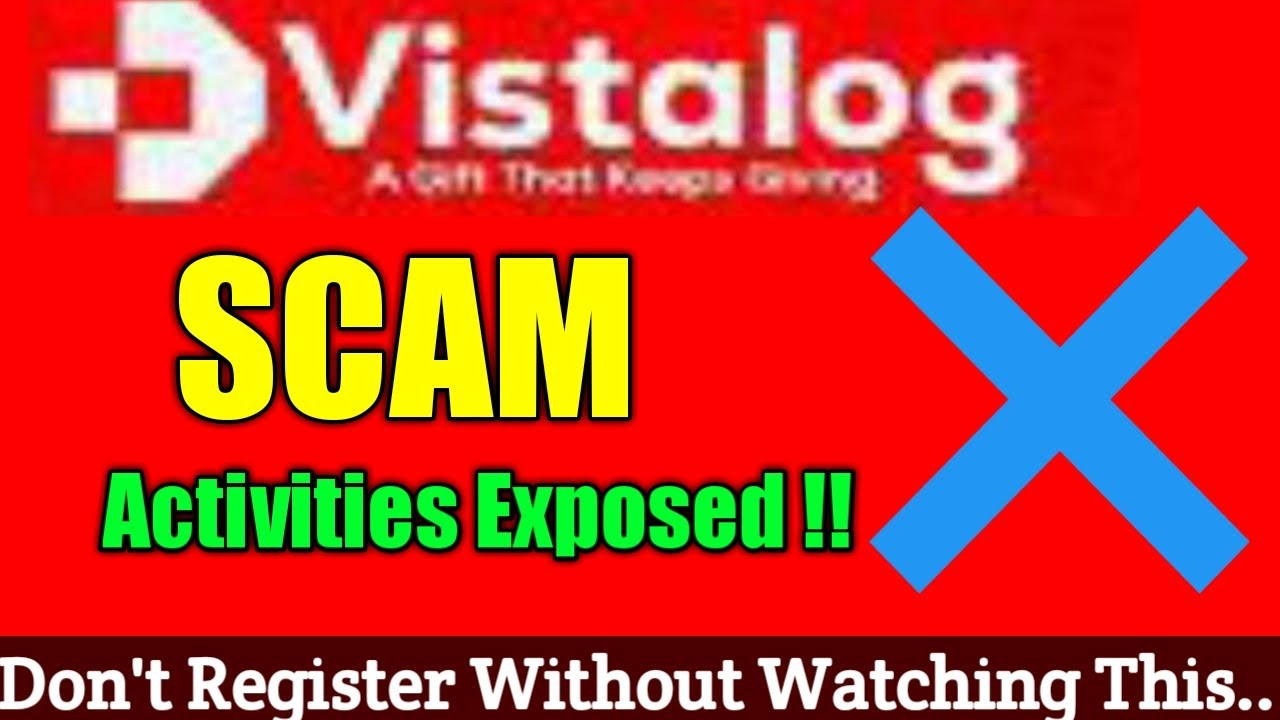 Vistalog Review - Vistalog SCAM Hidden Secrets Exposed Today !! Be ...