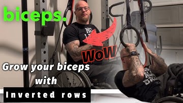 Grow your biceps with inverted rows