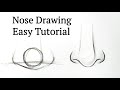 Easy Step-by-Step Nose Drawing for Beginners ✏️