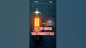 The Tiny Switch That Sparked It All! 🔌📱🚀#sparked #breakthroughs #transistor #techhistory #vacuumtube