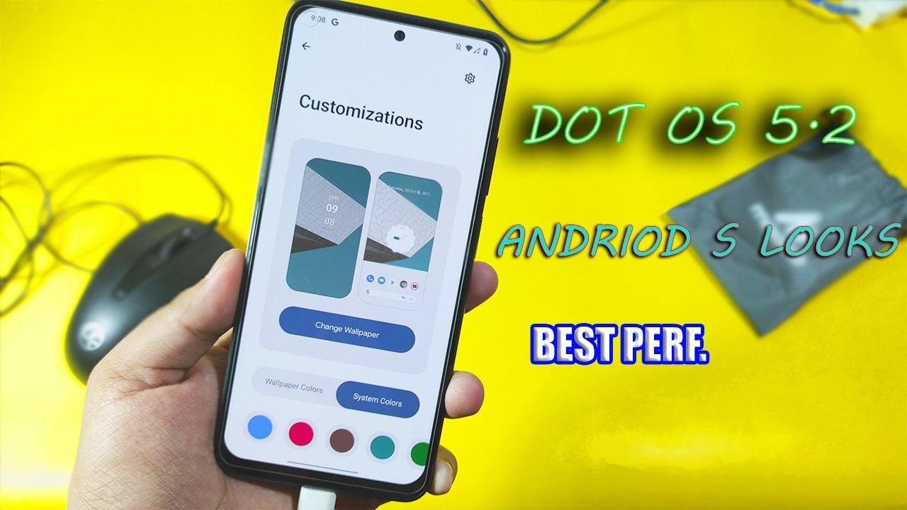 ANDROID 12 LOOK CUSTOM ROM | DOT OS 5.2 REDMI NOTE 10