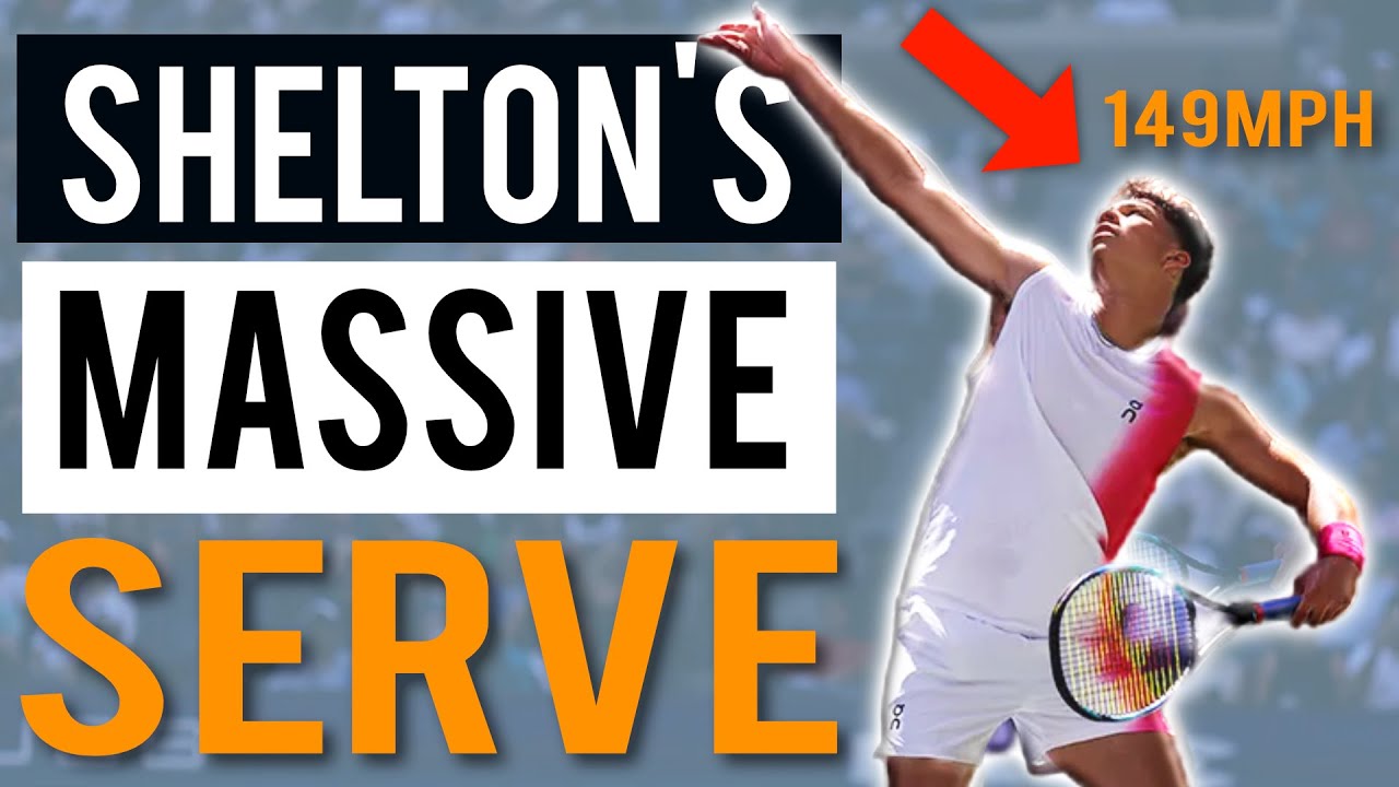How Ben Shelton Hits 149mph Serves | Complete Technique Breakdown - YouTube