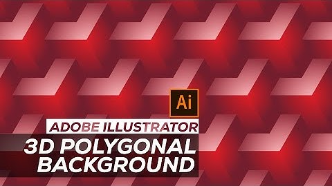3D Polygonal Background tutorial  | #3dbackground #illustrator #tutorial