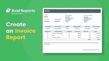 How to Create an Invoice Report: Step-by-Step Tutorial | Bold Reports