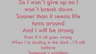 Hilary Duff- Someones Watching over me (Raise your voice) Lyrics