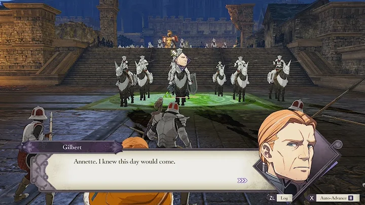 Fire Emblem: Three Houses - Annette Vs Gilbert Uni...