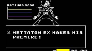 Awesome arts : Undertale Mettaton EX Boss Fight (Remake)