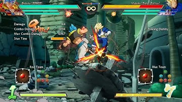 [DBFZ] Gogeta Blue 0 bar Round Start TOD (Meter Positive)