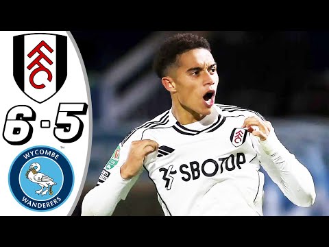 Fulham Vs Wycombe Wanderers 1 1 Pen 5 4 HL GoaIs 2025