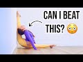 Attempting to Beat my FLEXIBILITY RECORDS ft/ Gymshark