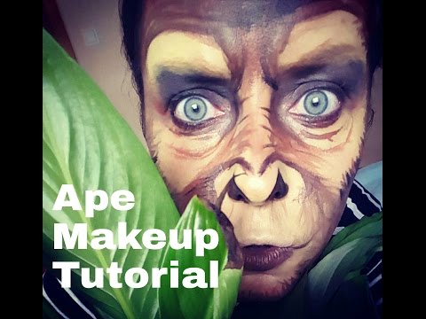 affen-/-monkey-makeup-tutorial-facepainting
