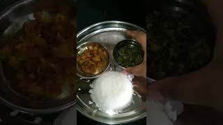 Todays Lunch Recipe | Rice with Sambar and kovakkai Poriyal & keerai Poriyal