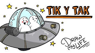 ⁣EL VERDADERO ORIGEN DE TIK Y TAK  | Draw My Life de TikTak Draw
