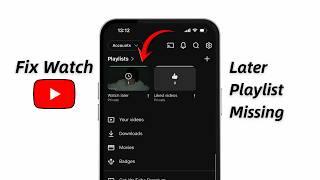How To Fix YouTube Watch Later Playlist Missing 2026 | Quick & Easy Fix