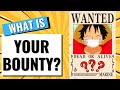 One piece quiz  what is your bounty  