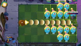 Pvz 2 Multiple Plants Level 1 Vs Drowned Buckethead Zombie 159000 Hp