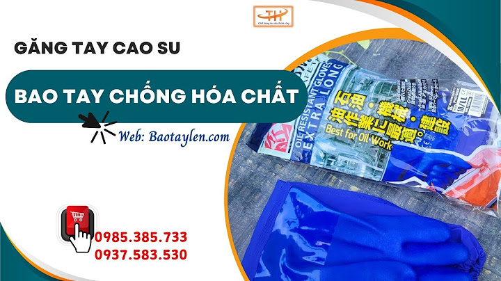 Bao ngón tay cao su chống hóa chất năm 2024