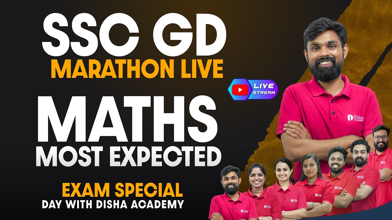 Yodha SSC GD 2024 - MATHS - Most Expected Question Part 2 Exam Special #ssc #ssclive #sscgd