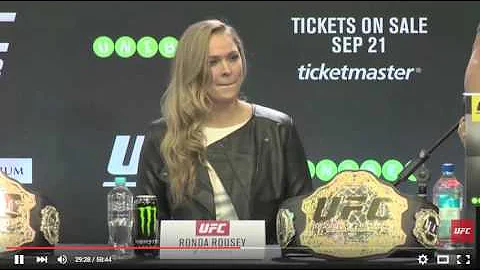 Ronda Rousey continues to show that she is not gon...