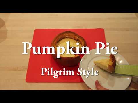 Pilgrim Style Pumpkin Pie