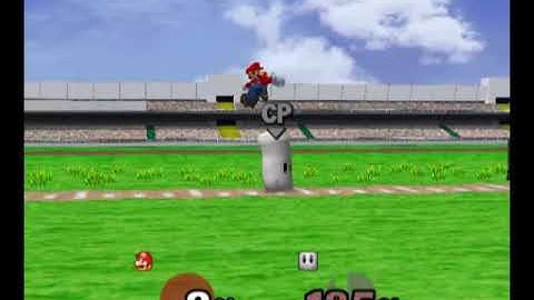 Super Smash Bros. Melee CrazyMod UE/Debug Menu - CPUType 2 Mario - Home Run Contest - Test