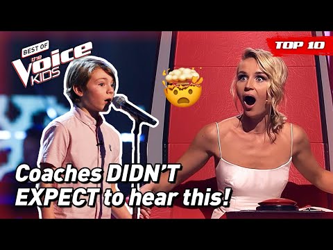 SURPRISING Blind Auditions in The Voice Kids Part 3! 🤯 | Top 10