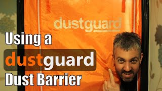 How to use DUSTGUARD Dust Barrier and does it work - How to seal off DIY work area with a DUSTGUARD