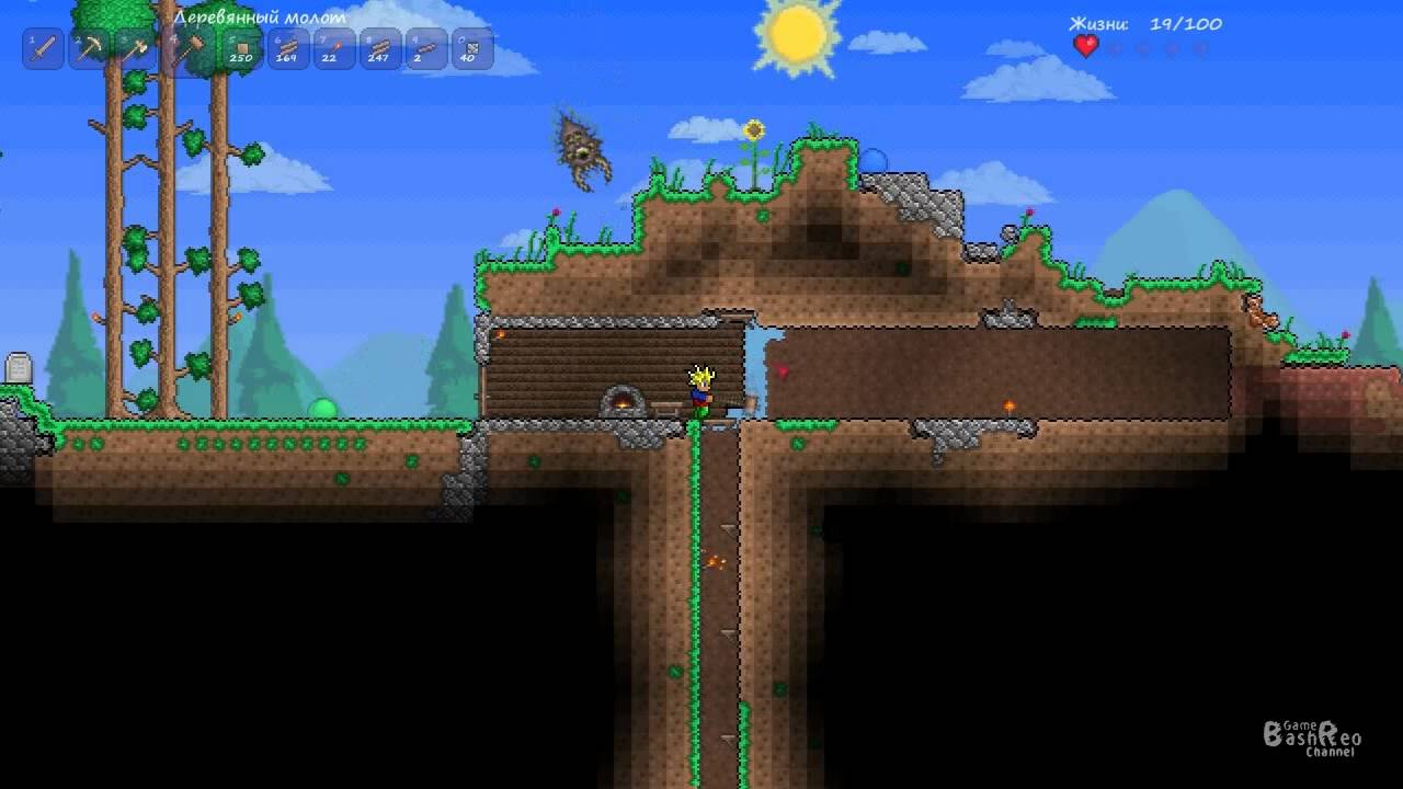 террария летсплей. 3. террария 2д. Terraria 2. 4.