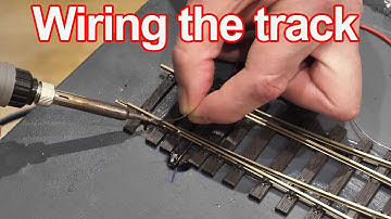 O gauge Micro layout Part 3 , Wiring the main track and points for DC