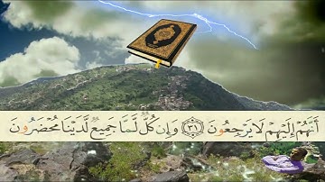 سورة يس للشيخ ماهر المعيقلي مع صوت المطر💧💧 ارح قلبك