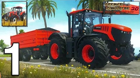 Farmer simulator 2020: Real tractor farming Sim - gameplay part 1 (Android,iOS)