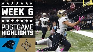 Panthers vs. Saints | NFL Week 6 Game Highlights