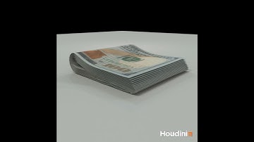 Houdini Vellum Sim - Wad of Cash 2
