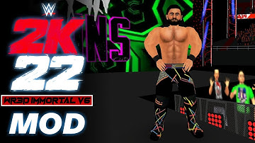 Wr3d 2k22 Immortal V6 by @Gamestation999 | NEW MOD | REAL ENTRANCES | ANDROID & PC VERSION