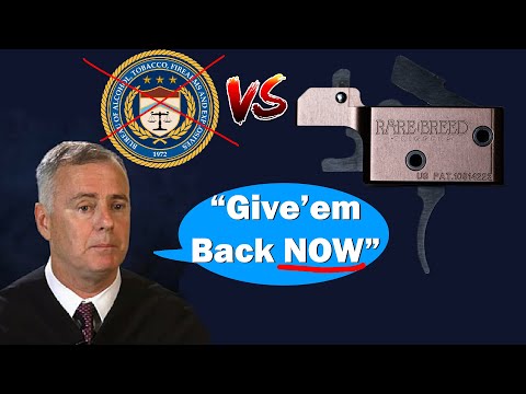 ATF FORCED to Give Back Stolen Triggers by NAGR