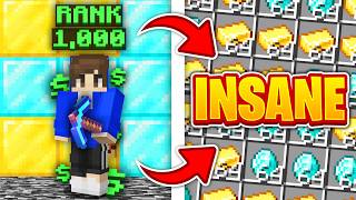 FASTEST Way YOU Can Reach Rank 1,000! | Minecraft Prison | MCHub