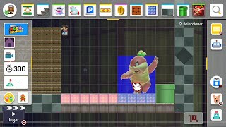 SUPER MARIO MAKER 2 / Editor de niveles de Nintendo Switch | Mario constructor contra Pum Pum .