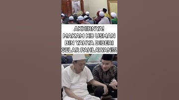 AKHIRNYA! MAKAM HABIB USMAN BIN YAHYA DIBERI GELAR PAHLAWAN!?! #polemiknasab #viralshort #fyp