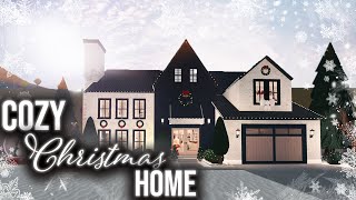 Bloxburg Speedbuild: Cozy Winter Christmas Home