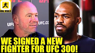Dana White reveals the 'Rabbit out of the hat' New fight for UFC 300,Aspinall on Jon Jones vs Stipe