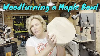 Woodturning Maine Maple