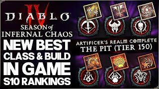 Diablo 4 - New Best Class in Season 10 - Class Power Ranking & Best Build - World Record Pit & More!