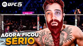 UFC 5 - MODO CARREIRA AGORA FICOU SÉRIO!