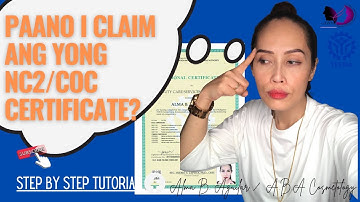 PAANO I CLAIM ANG YONG NC2/COC CERTIFICATE?