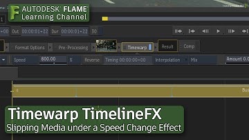 Slipping Media under a Timewarp - Flame 2018.1 Update