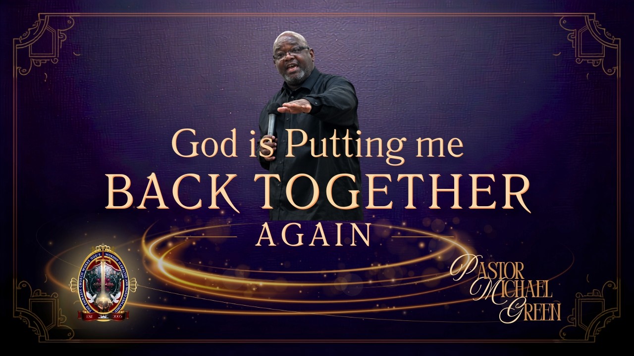 God is putting me back together again
