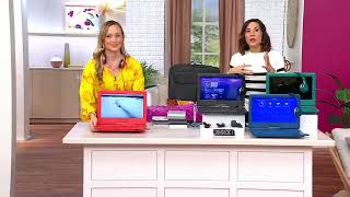 Watch Movies Anywhere With This Cool Portable Media Player Travel Kit from Aiwa on HSN w/Steph McKee screenshot 5