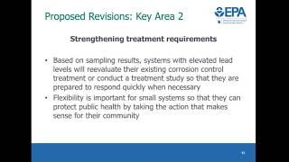 Overview of the Proposed Lead and Copper Rule Revisions