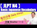 【JLPT N4】Basic Japanese Vocabulary No.6