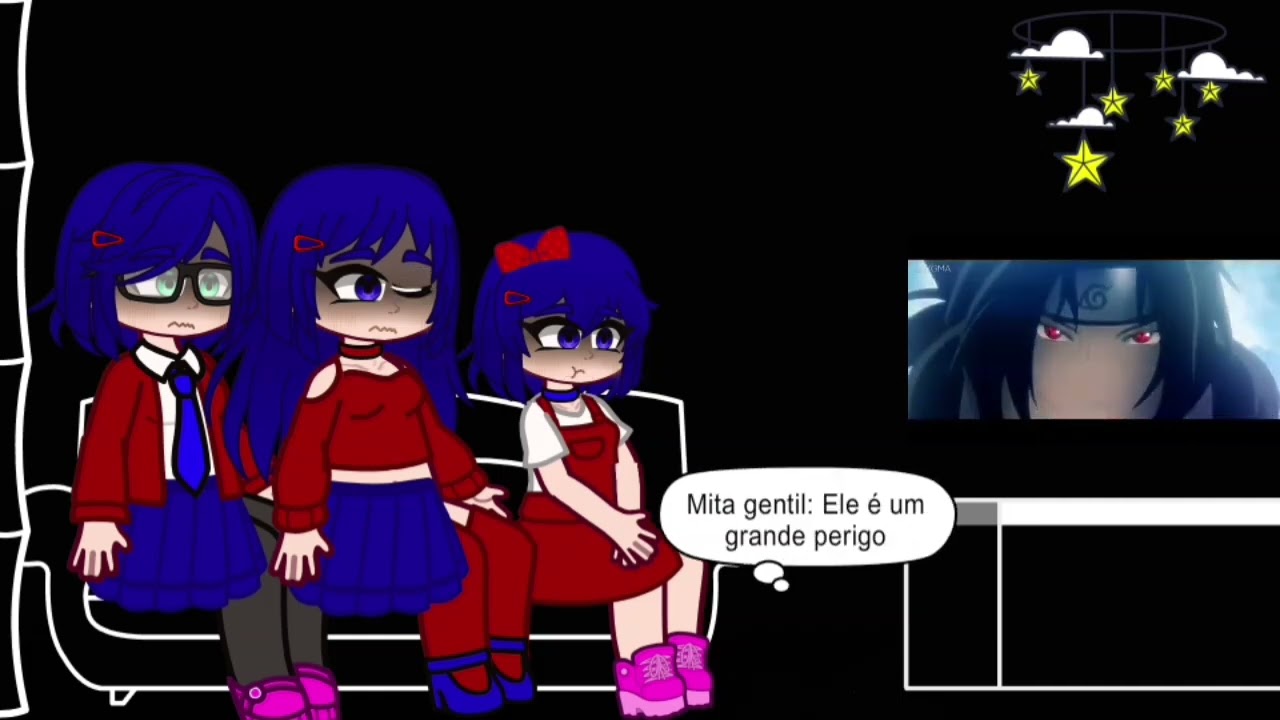 Personagens react rap dos uchihas @Enygma_Music